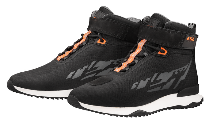 Моточеревики LS2 Acrux Man Boots Black Hi-Vis Orange 42