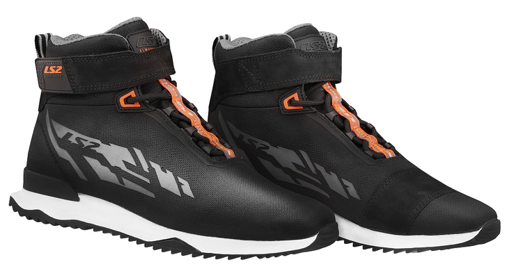 Моточеревики LS2 Acrux Man Boots Black Hi-Vis Orange 42