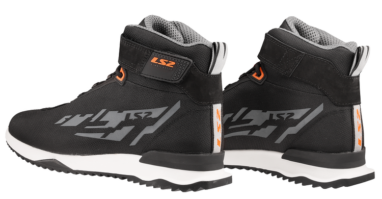 Моточеревики LS2 Acrux Man Boots Black Hi-Vis Orange 42