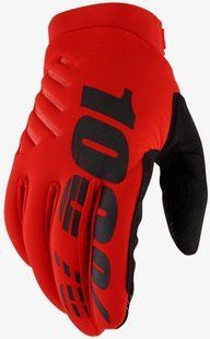 Зимові перчатки 100% BRISKER Glove Red, S (8)