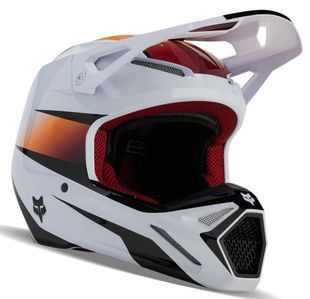 Мотошолом FOX YTH V1 FLORA HELMET White YL