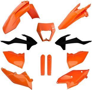 Пластик Polisport ENDURO kit - KTM (17-) Orange/Black KTM