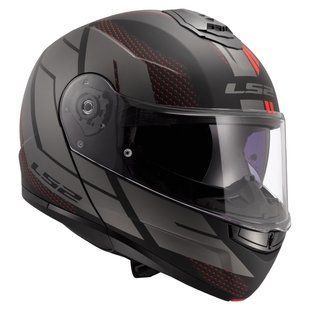 Мотошолом LS2 FF908 Strobe 2 Code Black Grey M