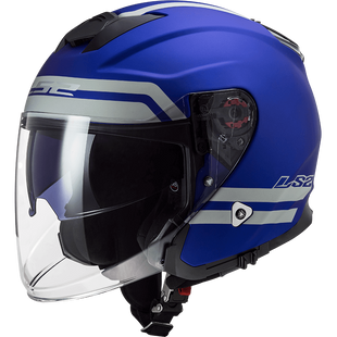 Мотошолом LS2 OF521 Infinity Hyper Matt Blue
