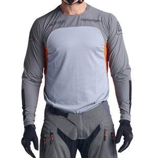Мото джерсі TLD Scout SE Jersey Systems GRAY/NEON ORANGE SM