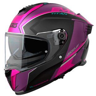 Мотошолом AXXIS HAWK SV EVO Titan B8 Matt Pink XS