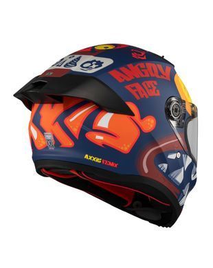 Мотошолом AXXIS FENIX ANGRY FACE C5 Matt L