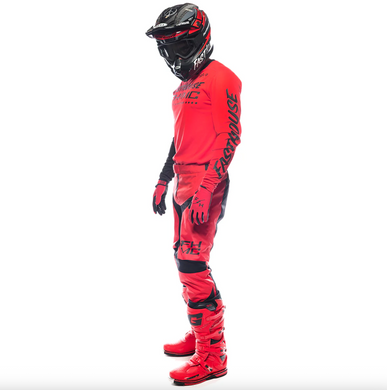 Мотокостюм FASTHOSE Carbon Method Red/Black 32/M