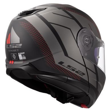 Мотошолом LS2 FF908 Strobe 2 Code Black Grey M
