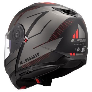 Мотошолом LS2 FF908 Strobe 2 Code Black Grey M