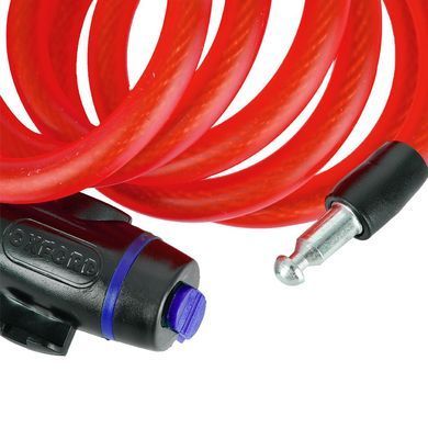 Oxford Cable Lock 12mm x 1800mm Red