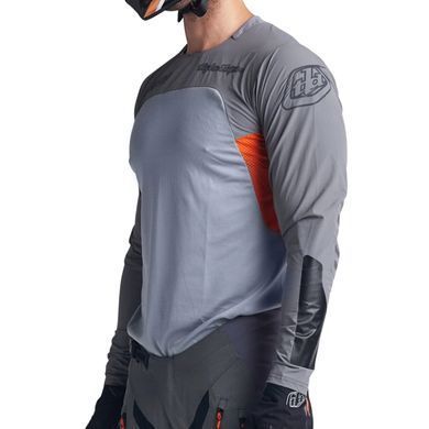 Мото джерсі TLD Scout SE Jersey Systems GRAY/NEON ORANGE XXL