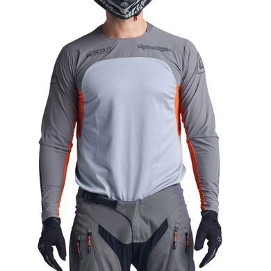 Мото джерсі TLD Scout SE Jersey Systems GRAY/NEON ORANGE XXL