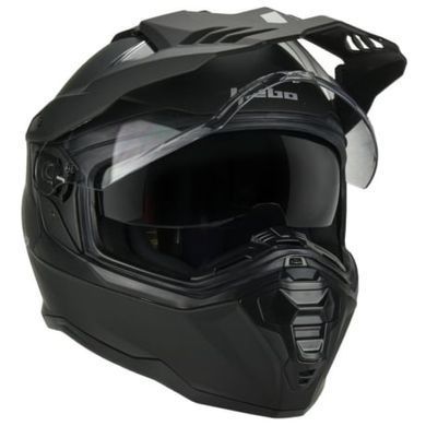 Мотошолом HEBO TRANSAM Matt Black +Pinlock L