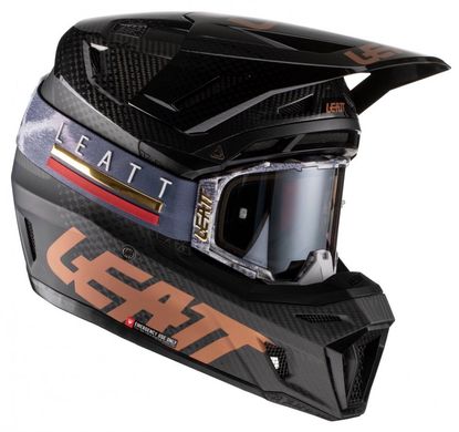 Мотошлем LEATT Helmet Moto 9.5 + Goggle Carbon M