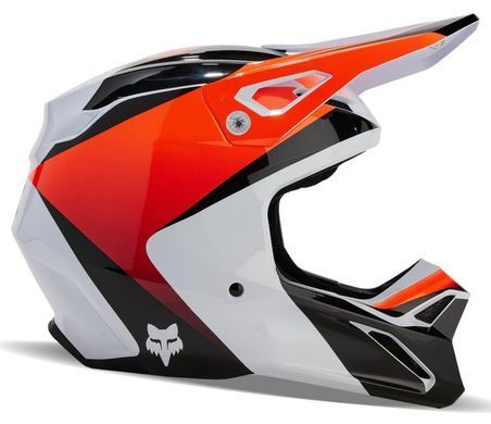 Мотошолом FOX V1 STREAK HELMET White, L