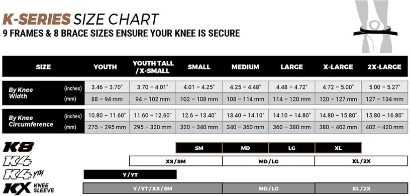 Брейси Pod K4 2.0 Knee Brace VR|46 XS/S