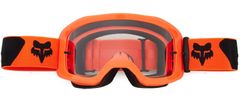 Детская кроссовая маска FOX YTH MAIN II CORE GOGGLE Flo Orange Clear Lens