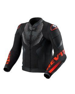 Куртка REV'IT HYPERSPEED 3 AIR шкіра black/neon red 50