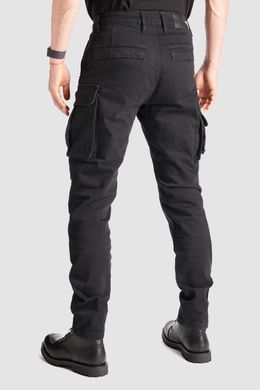Мотоджинси PandoMoto Desert Cargo Black W29-L32