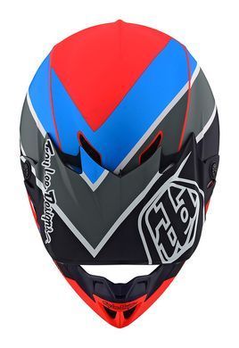 МотоШолом TLD SE4 POLYACRYLITE BETA ORANGE / NAVY L