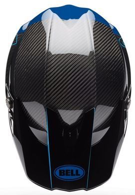 Мотошолом BELL MOTO-10 Spherical - STRIKE Blue M