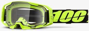 Маска кросова 100% ARMATIC Goggle Neon Yellow Clear Lens