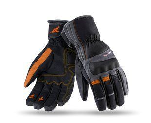 Мотоперчатки теплые Seventy T5 Black Grey Orange M