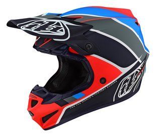 МотоШолом TLD SE4 POLYACRYLITE BETA ORANGE / NAVY L