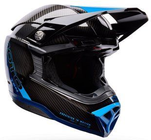 Мотошолом BELL MOTO-10 Spherical - STRIKE Blue M