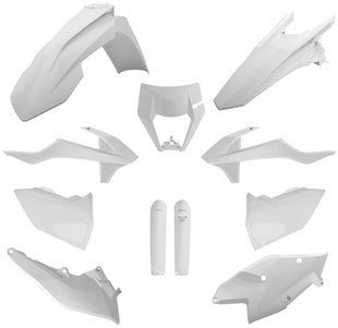 Пластик Polisport ENDURO kit - KTM (17-) White KTM