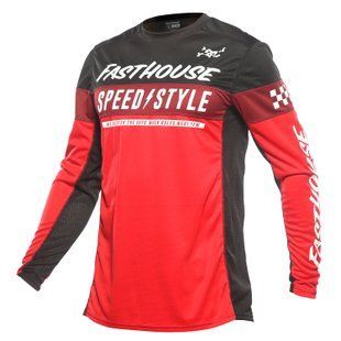 Джерсі FASTHOUSE Grindhouse Akin Jersey, Red/Black - 2X