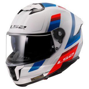 Мотошлем LS2 FF808 Stream 2 Vinrage White Blue Red L