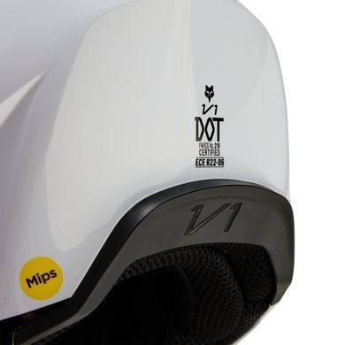 Мотошолом FOX V1 STREAK HELMET White, M