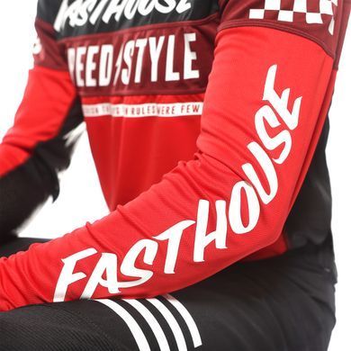 Джерсі FASTHOUSE Grindhouse Akin Jersey, Red/Black - 2X