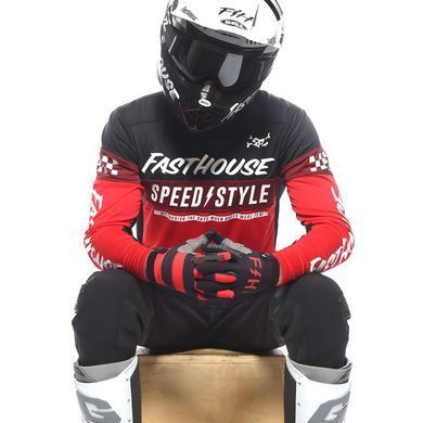 Джерсі FASTHOUSE Grindhouse Akin Jersey, Red/Black - 2X