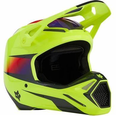 Мотошлем FOX V1 FLORA HELMET Yellow XL