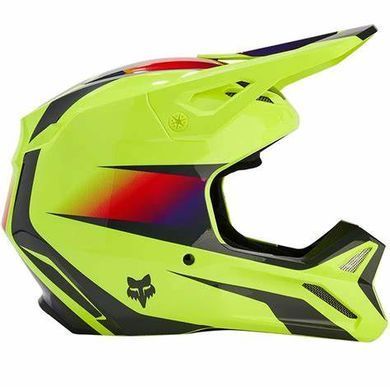 Мотошлем FOX V1 FLORA HELMET Yellow XL