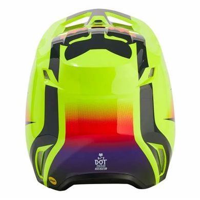 Мотошлем FOX V1 FLORA HELMET Yellow XL