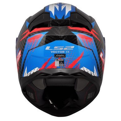 Мотошолом LS2 FF811 Vector 2 C Tantic Red Blue 3XL