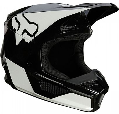 Мотошлем детский FOX YTH V1 Mips Revn Helmet Black White M(p)