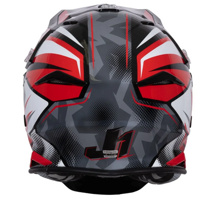 Мотошолом Just1 J39 Revo Red White Black Gloss S