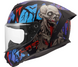 Мотошолом LS2 FF820 Rapid 3 Zombie 2 Black Red Blue XS