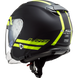 Мотошлем LS2 OF521 Infinity Hyper Matt Titanium Hi-Vis Yellow