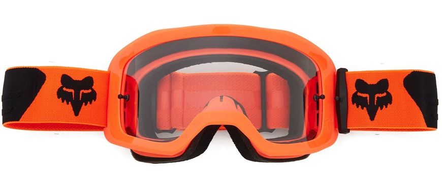 Детская кроссовая маска FOX YTH MAIN II CORE GOGGLE Flo Orange Clear Lens