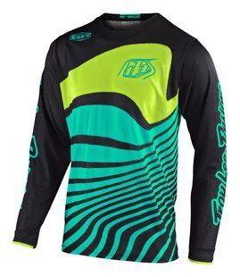 Джерсі TLD GP AIR JERSEY DRIFT BLACK / TURQUOISE Розмір XXL