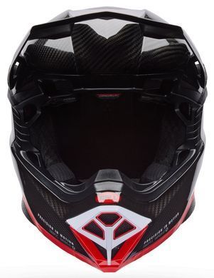 Мотошолом BELL MOTO-10 Spherical - STRIKE Red L