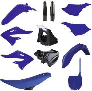 Пластик Polisport MX Restyling kit - Yamaha (02-) Blue/Black Yamaha