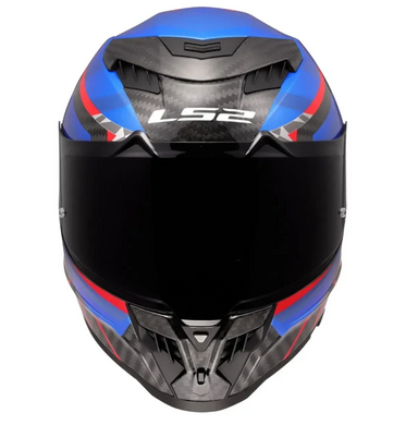 Мотошолом LS2 FF807 Dragon Trax Blue Red (XXL)