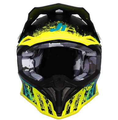 Мотошолом Just1 J39 Storm Blue Fluo Yellow Black Matt S